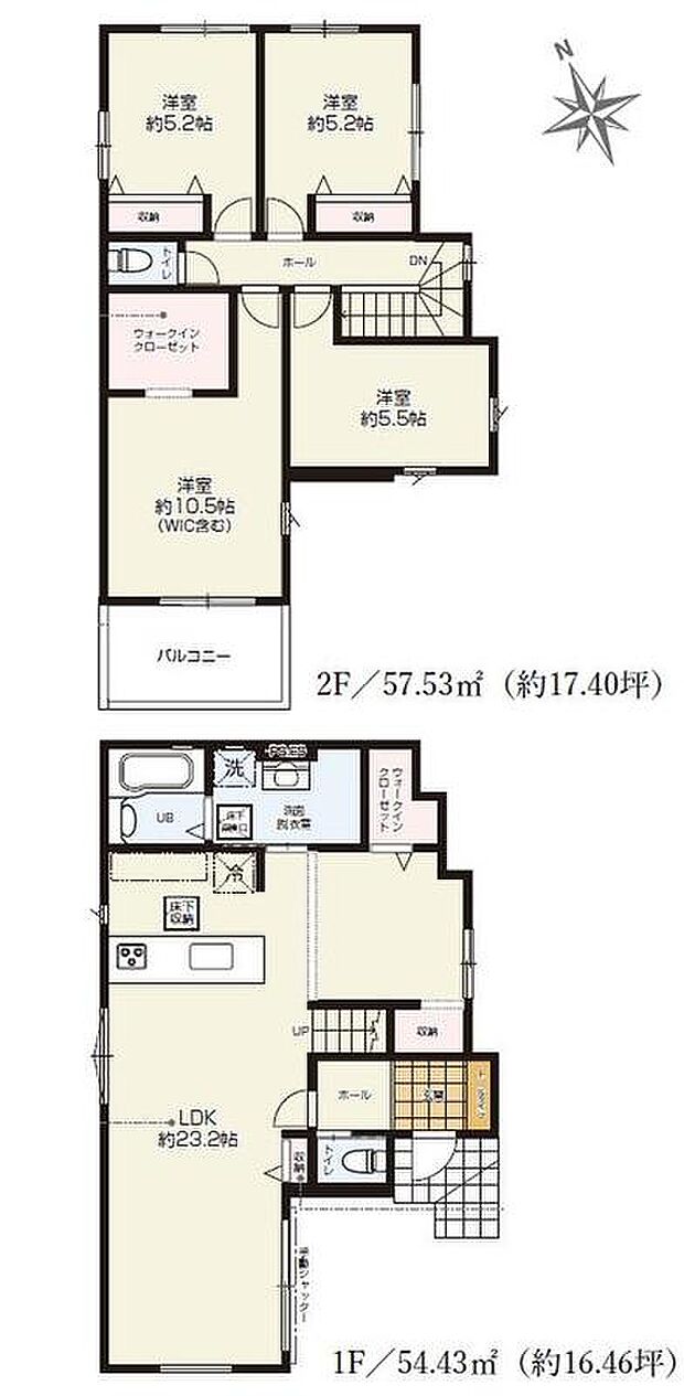 (3号棟)、価格4999万円、4LDK、土地面積128.89m2、建物面積111.96m2