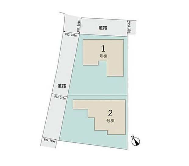 【全体区画図】名鉄名古屋本線「豊明」駅まで徒歩6分！
ゆとりある5LDKの明るいお住まいです♪