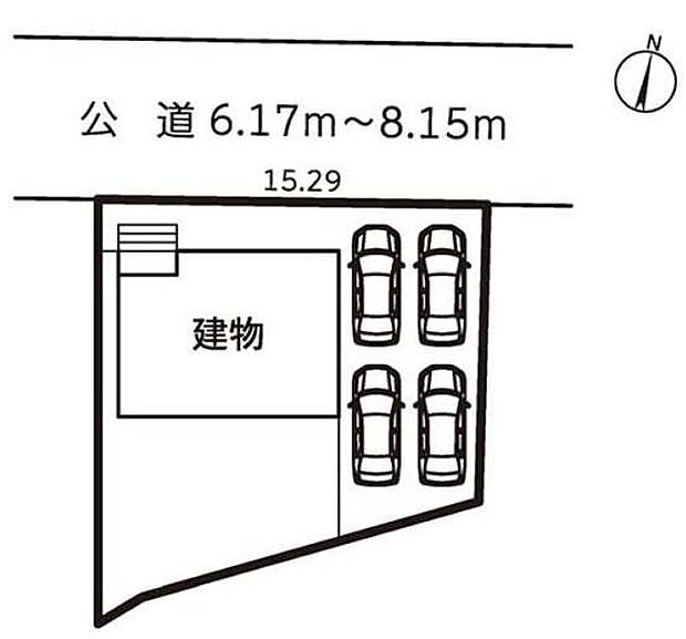 【全体区画図】1号棟 3,680万円