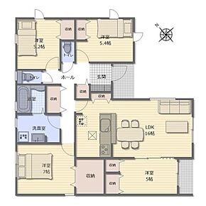 ◇暮らしやすさを追求した人気の平屋住宅☆
◇各居室に収納完備でお部屋がすっきり片付きます♪
◇トイレを2ヶ所に設置し、忙しく時間のない朝も安心♪ 