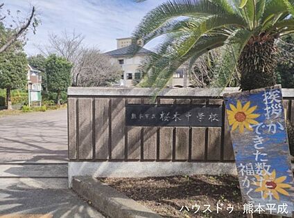 桜木中学校 600ｍ(徒歩8分)