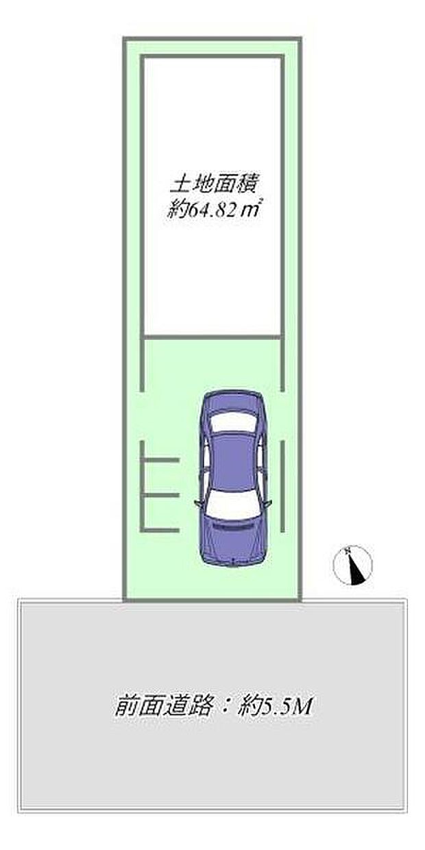全１区画、駐車１台可能