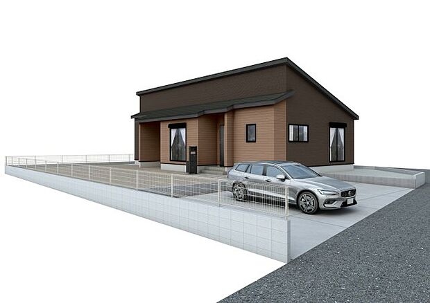 完成予想パースです（同社施工の完成物件・モデルハウスがご見学できます）