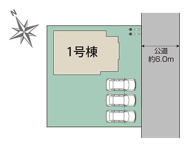 敷地面積:241.04m2 接道:東側6.0m(公道)