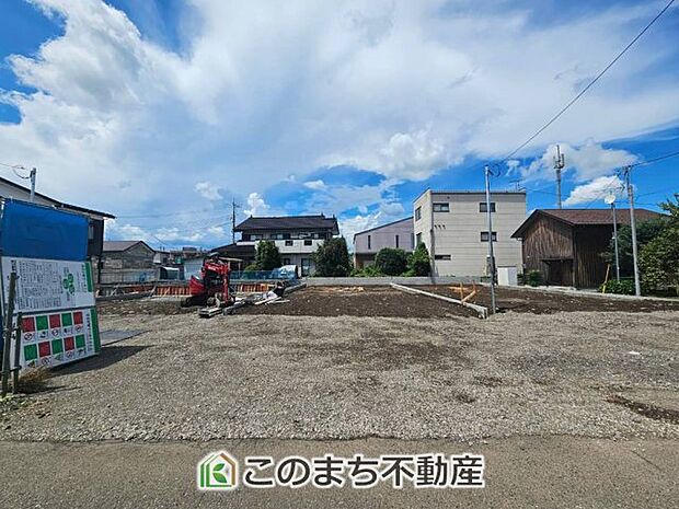 建築中現地写真(同社施工の完成物件・モデルハウスがご見学できます)