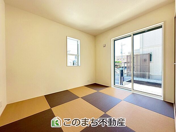 【和室】独立した和室は来客時や、ご親族やご友人にご宿泊して頂く際に大変便利