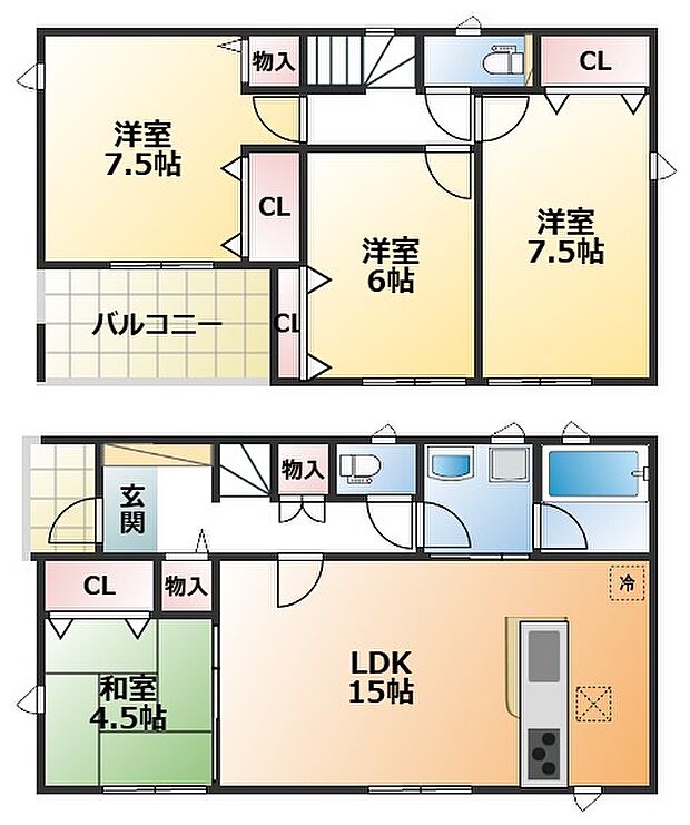 【4LDK】【土地+建物+外構】すべてコミ♪頭金なしでご購入可能♪ マイカーやショッピングローンも「おまとめローン」がご利用できます。 毎月の支出がぐっと抑えられ、子育てや貯金、日々のお買い物に余裕が持てます。