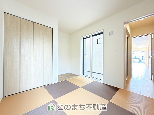 【和室】独立した和室は来客時や、ご親族やご友人にご宿泊して頂く際に大変便利
