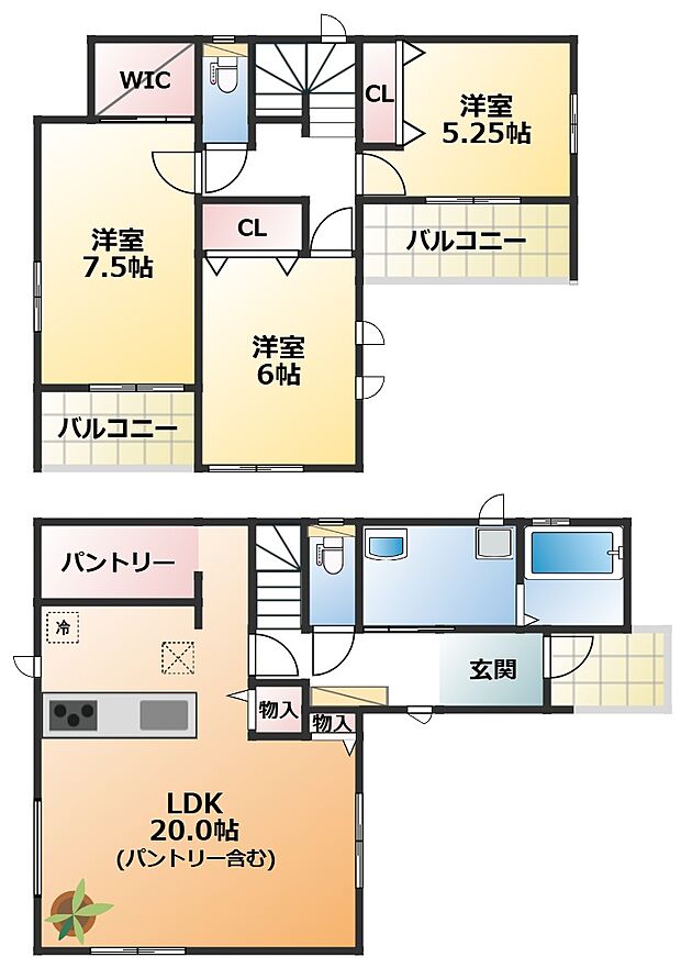 【3LDK】【土地+建物+外構】すべてコミ♪頭金なしでご購入可能♪ マイカーやショッピングローンも「おまとめローン」がご利用できます。 毎月の支出がぐっと抑えられ、子育てや貯金、日々のお買い物に余裕が持てます。