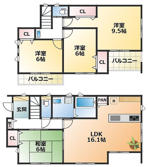 【4LDK】【土地+建物+外構】すべてコミ♪頭金なしでご購入可能♪ マイカーやショッピングローンも「おまとめローン」がご利用できます。 毎月の支出がぐっと抑えられ、子育てや貯金、日々のお買い物に余裕が持てます。
