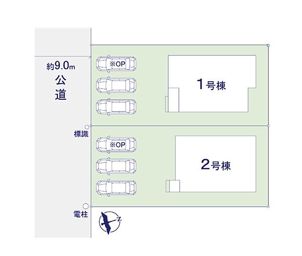 配置図（1号棟）