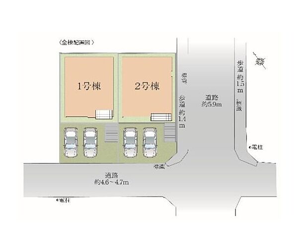 配置図(1号棟)