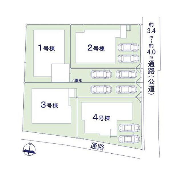 配置図(2号棟)