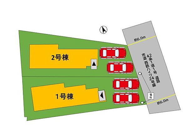 配置図(2号棟)