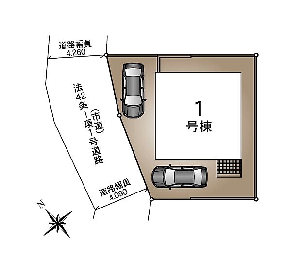 配置図(1号棟)