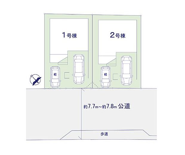 配置図(1号棟)
