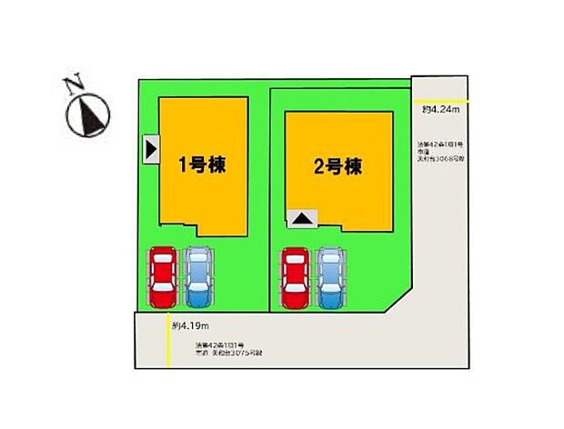 配置図（2号棟）