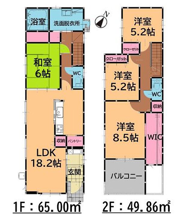 【4LDK】マルショク鶴田まで493mです。スイッチを押すだけでお湯が張れるオートバスシステムが標準装備。乾燥機で浴室を乾燥させることでカビの繁殖を防ぐことに役立つ、浴室乾燥機付きの物件です。南向きの物件です。明るい生活を送るには、快適な住環境が必要不可欠です。ぜひ当社で素敵で快適な不動産を探しをしていきませんか。当社は数多くの不動産情報を取り扱っております。