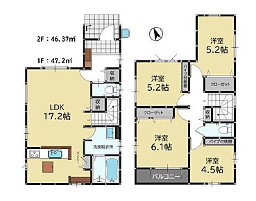 徒歩17分の場所に久山町立山田小学校があります。アレルギーも花粉も24時間換気システムでオールブロックすることができます。広々としたリビングに充実設備のキッチンを備えた4LDK。ご希望に沿った一戸建てをご紹介致します。糟屋郡久山町の香椎線土井付近でマイホームの購入をお考えなら、お気軽にお問い合わせください。 