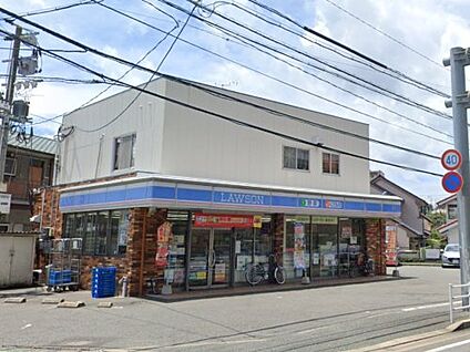 ローソン 城南堤店 徒歩435m