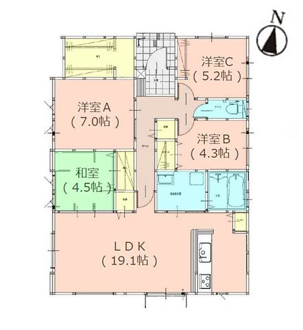 【4LDK】糟屋郡志免町エリアでの住まいなら、住み心地も快適な「糟屋郡志免町吉原第4-1棟（1号棟）」はいかがでしょうか。ファミリー向けのポイント、志免町立志免南小学校が徒歩6分のところにあります。こちらの物件は南向きです。不動産について何かご不明な点などがございましたら、糟屋郡志免町に強い当社スタッフへとお問い合わせください。しっかりとお応え致します。