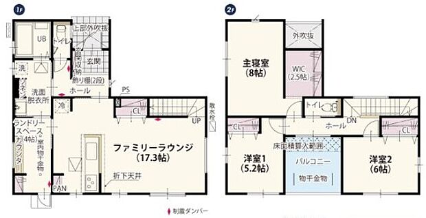 南向きで明るい間取りです☆