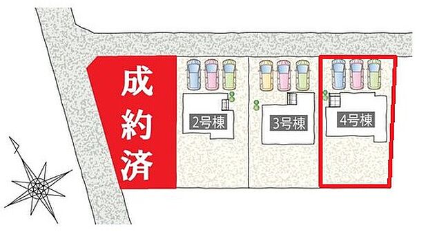 【全4区画】各棟詳細はお気軽にお問い合わせください。