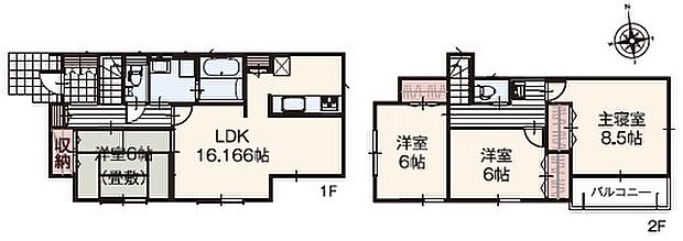 全部屋南向きで明るい室内が特徴☆