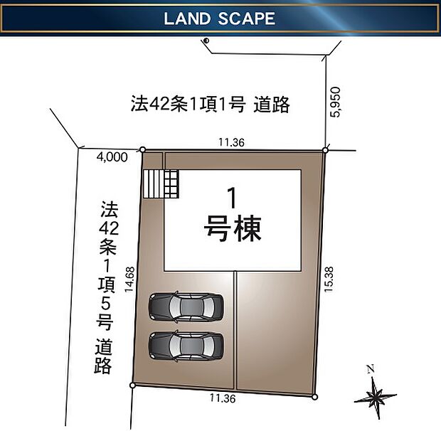 角地で前面道路が広くお車の出入れがしやすいですね☆