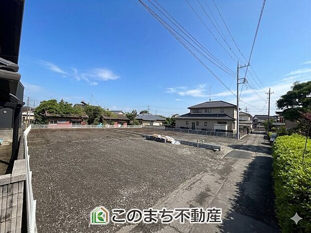 前面道路の写真です。