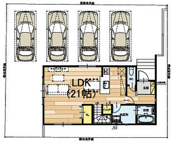 1階間取り