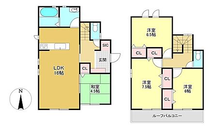 新築一戸建て全2棟、2,880万円～2,980万円で販売中！4LDKのゆとりある間取りに、オール電化を採用した快適な住まいです。耐震性にも配慮され、長期優良住宅にも認定。家族が安心して長く暮らせる、性能と快適性を兼ね備えた住まいです。ぜひ現地で実際の魅力をご体感ください。 