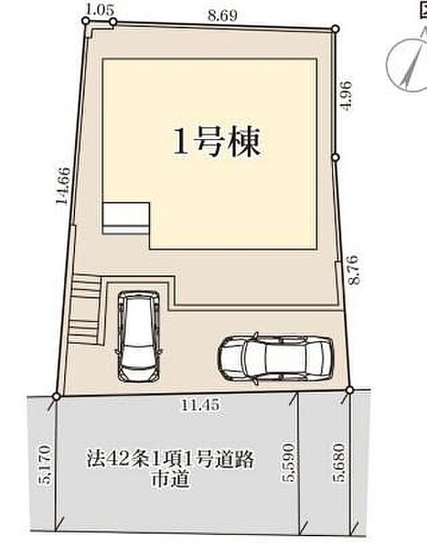 4198万円、4LDK+S(納戸)、土地面積150.01m2、建物面積114.27m2 前面道路:南側5.17m
南側前面道路なので、日差しが入りやすく、家の奥まで明るくなるのが嬉しいポイントです。