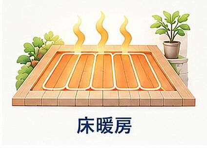 リビング床暖房