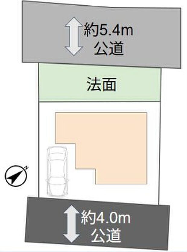 ～カースペースもしっかり確保～
・敷地内にカースペースをご用意しておりますので、お車をご利用の方にもお勧めのお住まい。
・カースペースのサイズなど、ご内覧の際に合わせてご確認くださいませ。