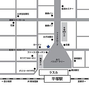 アパマンショップ平塚駅前店 株式会社 大好き湘南不動産の周辺地図
