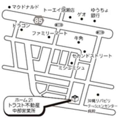 株式会社ホーム21トラスト不動産　中部営業所の周辺地図