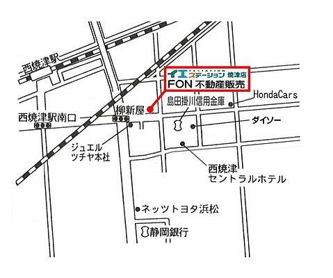FON不動産販売株式会社の周辺地図