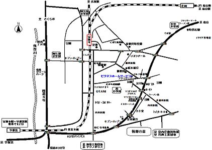 シャーメゾンショップ　株式会社ビジネスホームサービスの周辺地図