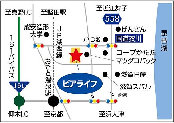 LIXIL不動産ショップ 株式会社ピアライフの周辺地図