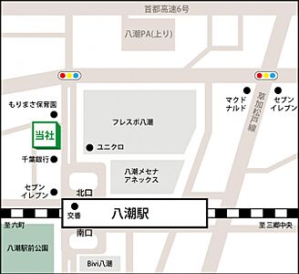 ポラスグループ 株式会社中央住宅 ポラス住まいの情報館 八潮営業所の周辺地図