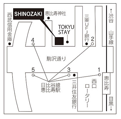 株式会社篠崎総合店舗センターの周辺地図