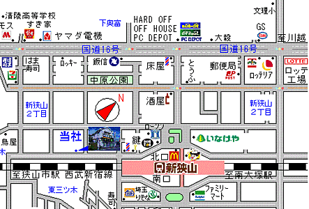 有限会社進栄商事の周辺地図