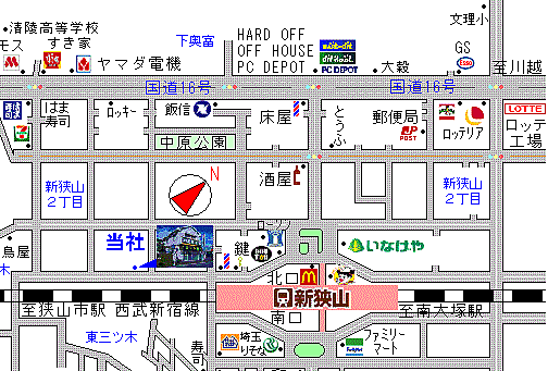 有限会社進栄商事の周辺地図