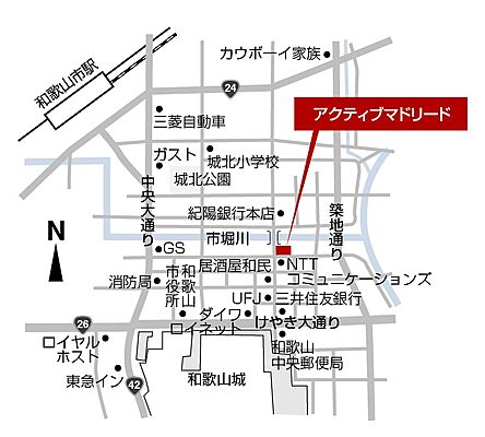 株式会社アクティブマドリードの周辺地図