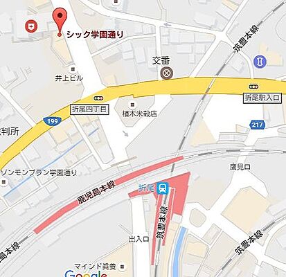 株式会社トーマスリビング 折尾店の周辺地図