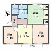 サンハイツ A103 ｜ 大阪府和泉市富秋町２丁目1-15（賃貸アパート3K・1階・50.81㎡） その2