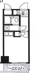 エミネンス東村山 ワンルームの間取図画像