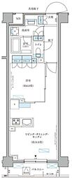 パークアクシス文京本郷 1LDKの間取図画像
