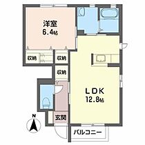 マルモーレ　Ａ A102 ｜ 山形県東根市神町東１丁目2-8（賃貸アパート1LDK・1階・47.00㎡） その2